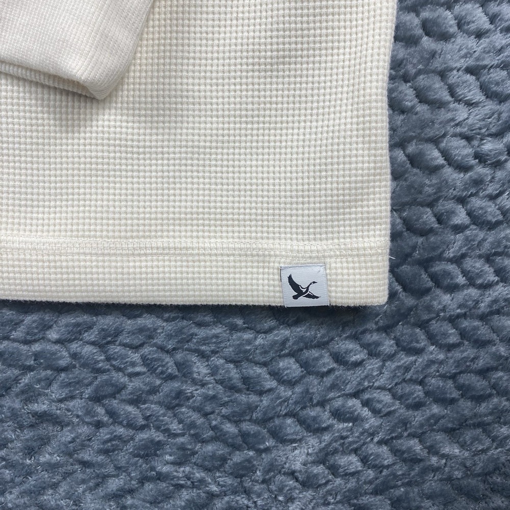 Eddie Bauer Thermal Henley Long Sleeve Hunting Shirt Mens 2XL Undyed White NWT - Picture 7 of 12